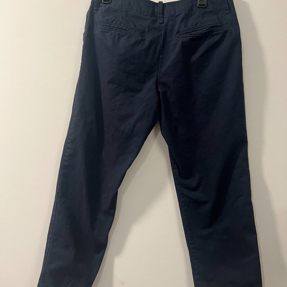 Straight Leg Navy Chinos - Picture 3 of 3